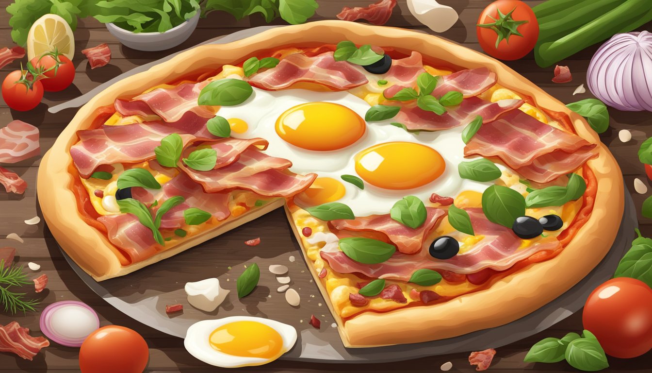 Is bacon and egg pizza vegan? A surprising twist on traditional toppings